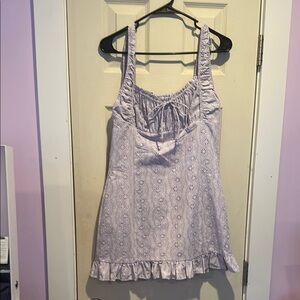 Lush Lavender Mini Dress